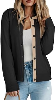 Dokotoo Women's Wool Blend Lightweight Cardigan Sweaters for Women 2026