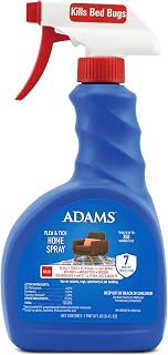 ADAMS Flea & Tick Home Spray for Bed Bugs, Fleas & Ticks, 24 oz | Flea spray for home indoor, up to 7 months, for carpet, furniture and pet bedding