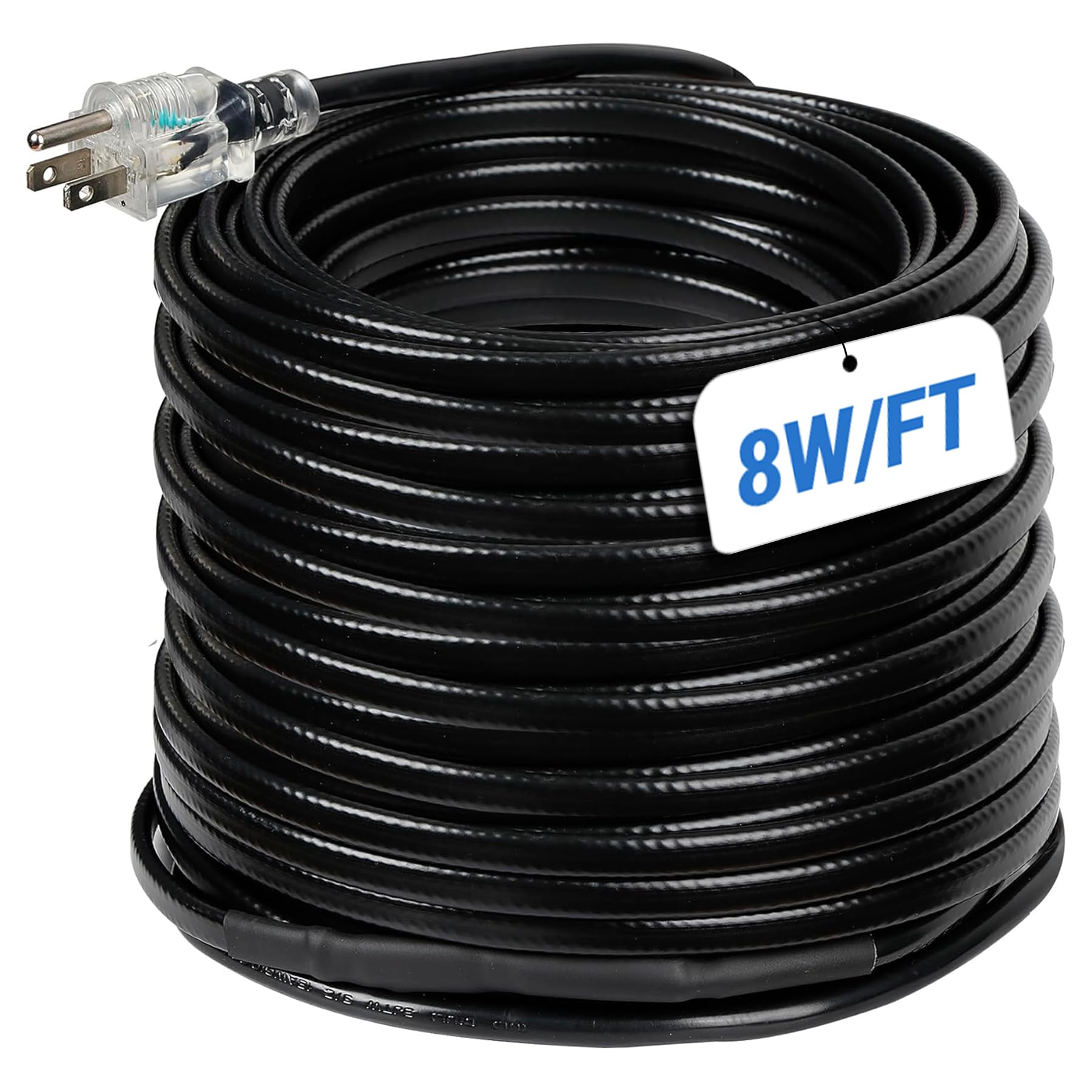Eastrexon 152FT Heat Tape for Roof and Gutters, 8 Watts/ft Roof Heat Cable | 60P