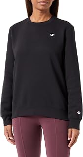 Champion Women's Powerblend Crew, Lettering on the Left Chest Shirt (Pack of 1)