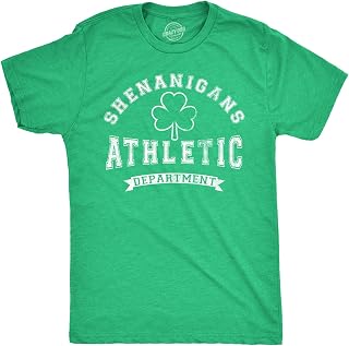 Maglietta da uomo Shenanigans Athletic Department Funny St Patricks Day Graphic T Shirt