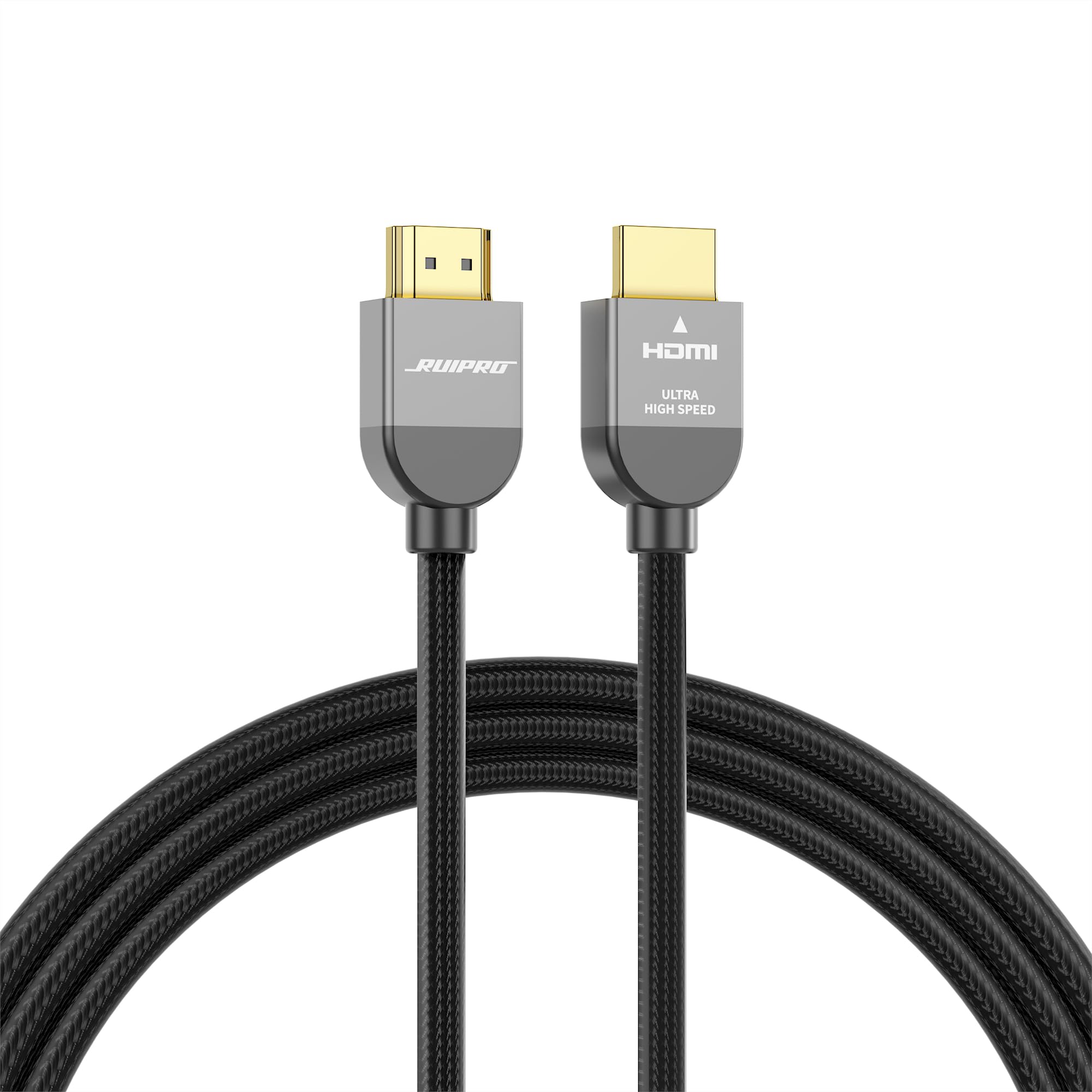 RUIPRO Ultra High Speed HDMI 2.1 Cable 8K60, 4K120, 48Gbps, HDR, eARC, 3m