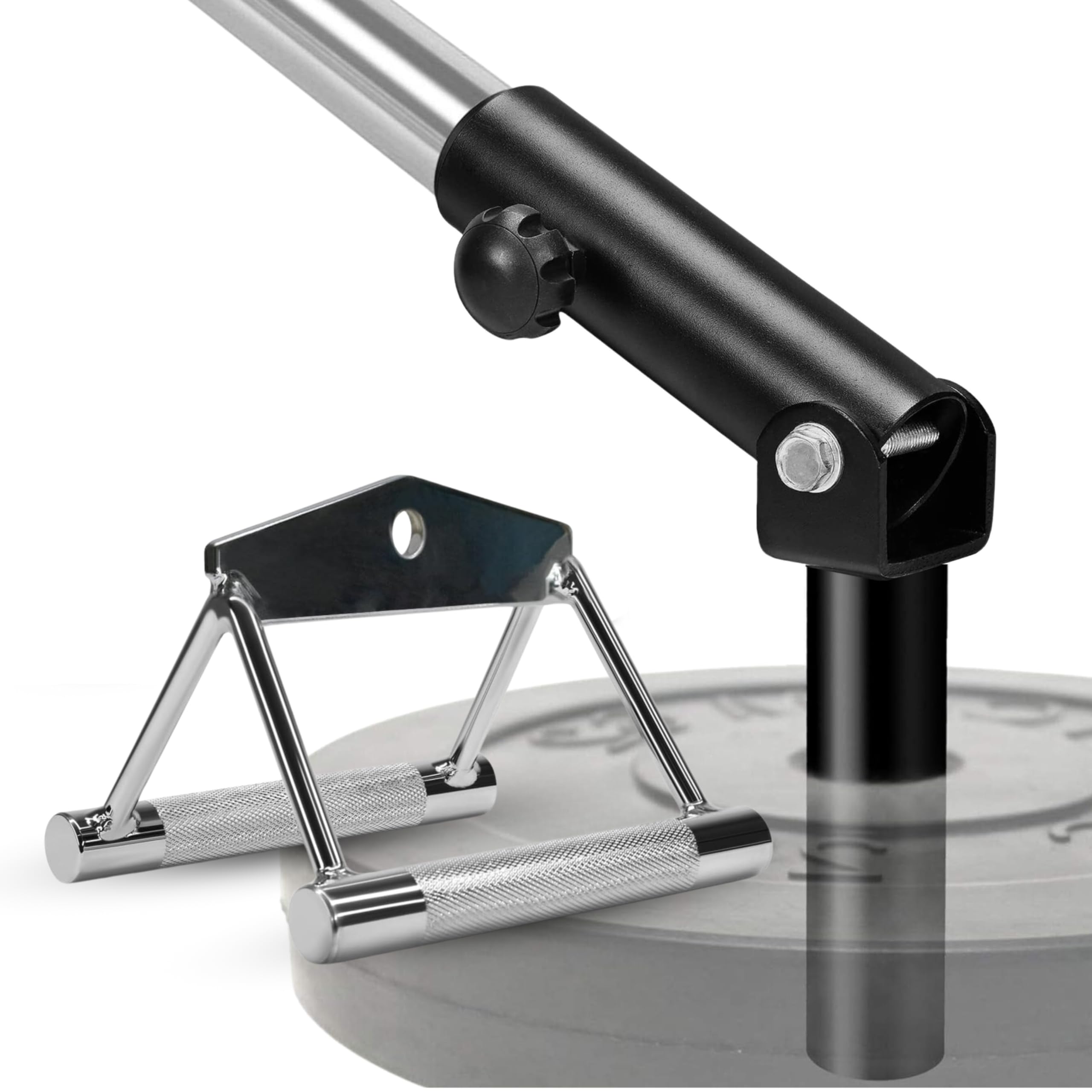Yes4All Combo T-Barrow, Double D Handle, T-Bar Low Plate Post Insert, Landmine O