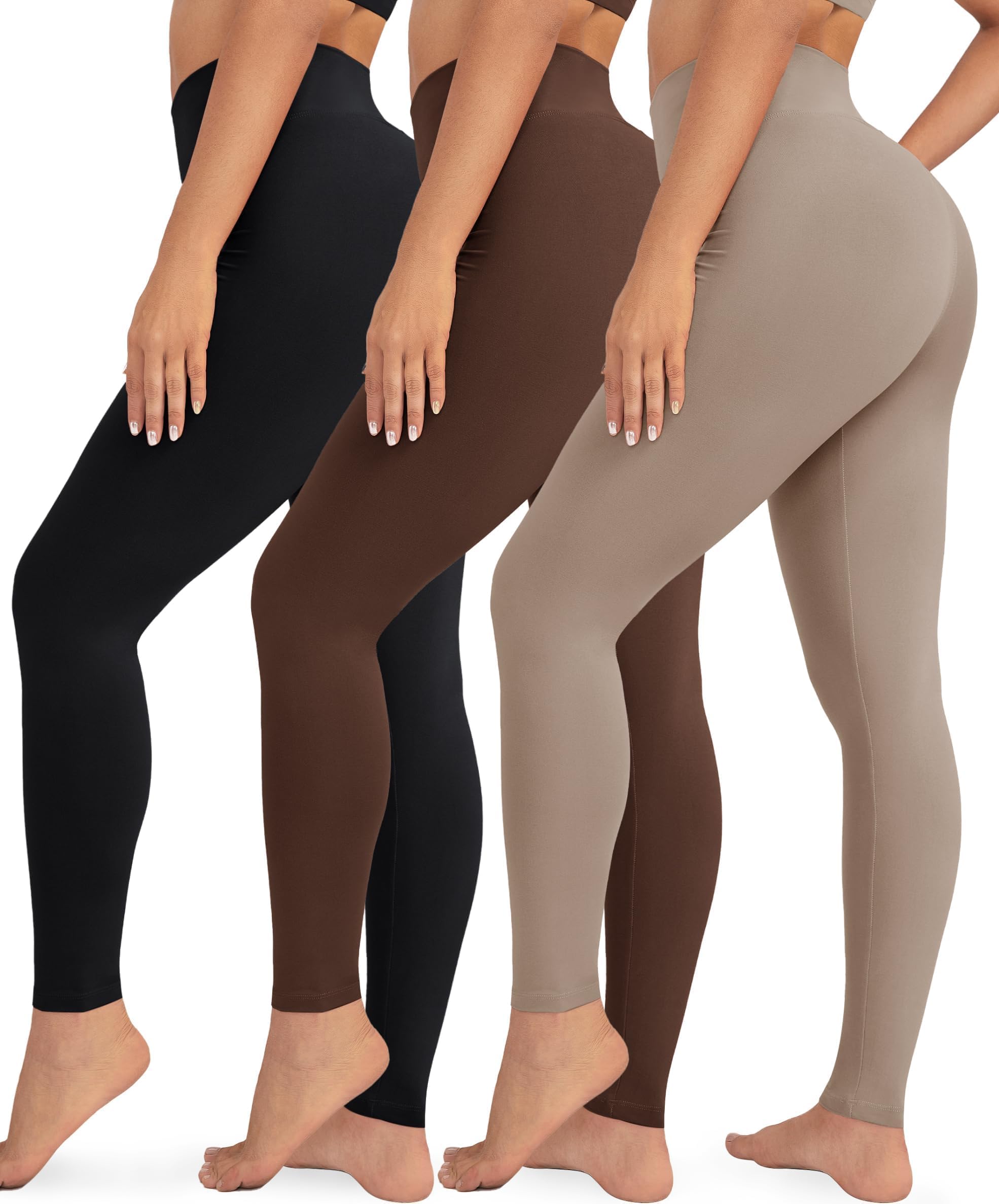 VALANDY Creamlush Women's High Waisted Leggings Tummy Control Buttery Soft Yoga 