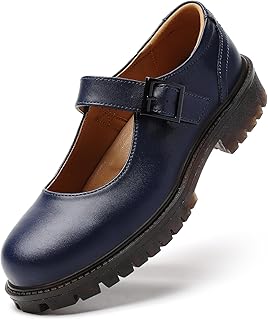 XMM Mary Jane Shoes Women Flat Mary Janes for Womens Comfort Dressy Casual School Cute Non-Slip Work Shoes