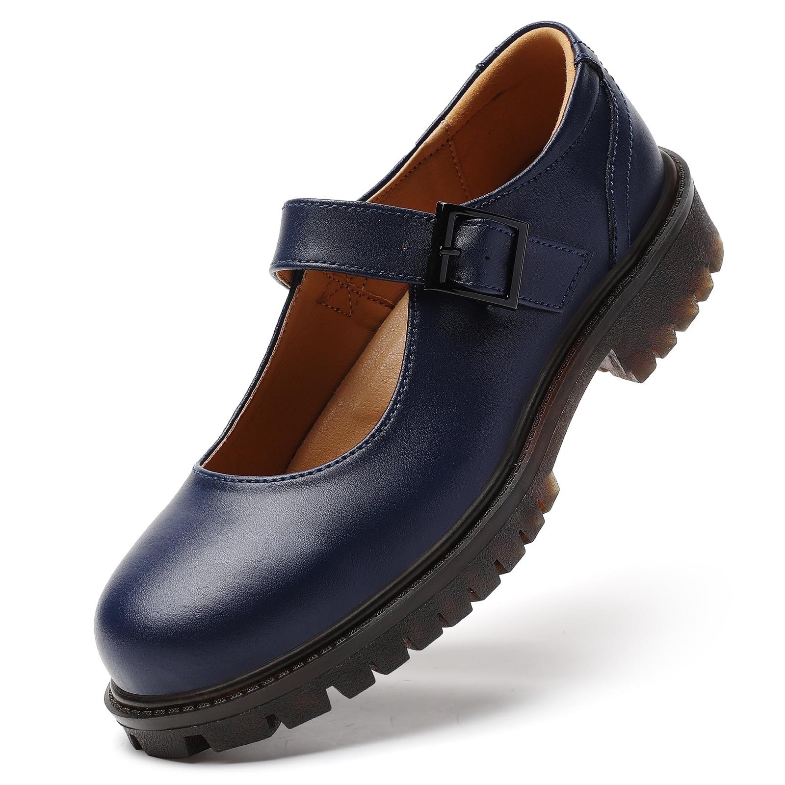 XMM Mary Jane Shoes Women Flat Mary Janes for Womens Comfort Dressy Casual Schoo