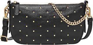 Fossil Jolie Black Leather Crossbody bag for Women