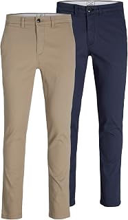 JACK & JONES Mens Jjimarco Jjdave Sa 2 PackTrouser