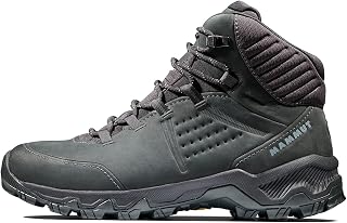 Mammut Women’s Nova IV Mid GTX Hiking Shoes, Black, Vibram Sole, 3D Memo Foam, Lightweight Day Hike Comfort