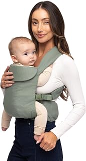 WildBird - Aerial Buckle Carrier - 2-24 Months - Standard (XS-XL) Acadian - Front or Back Carry - Cross Straps, Lumbar Support, Headrest - Hip Healthy - Baby Carrier - Baby Essentials - New Mom Gifts