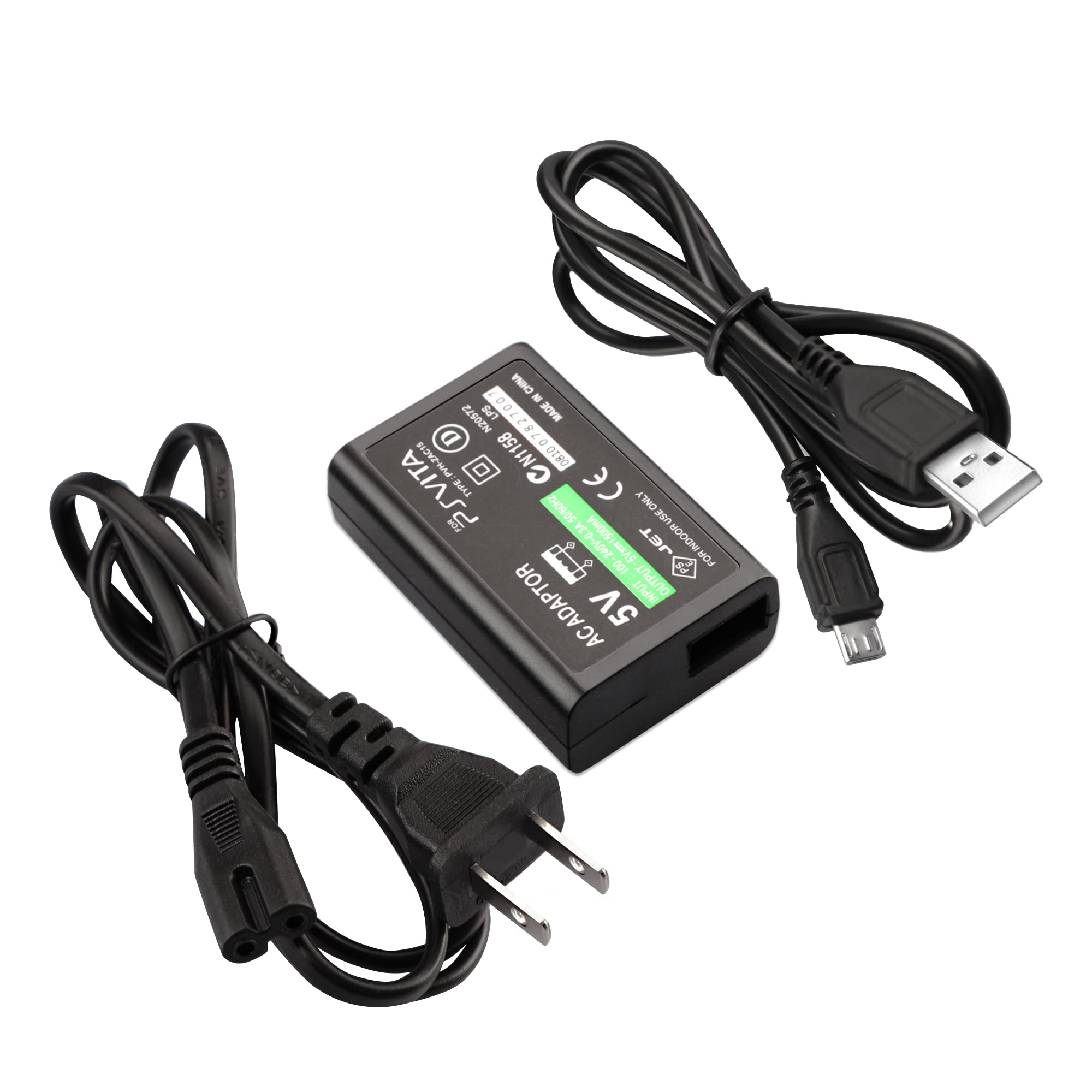 PS Vita Charger, AC Adapter Wall Charger Compatible with Sony PlayStation Vita 2