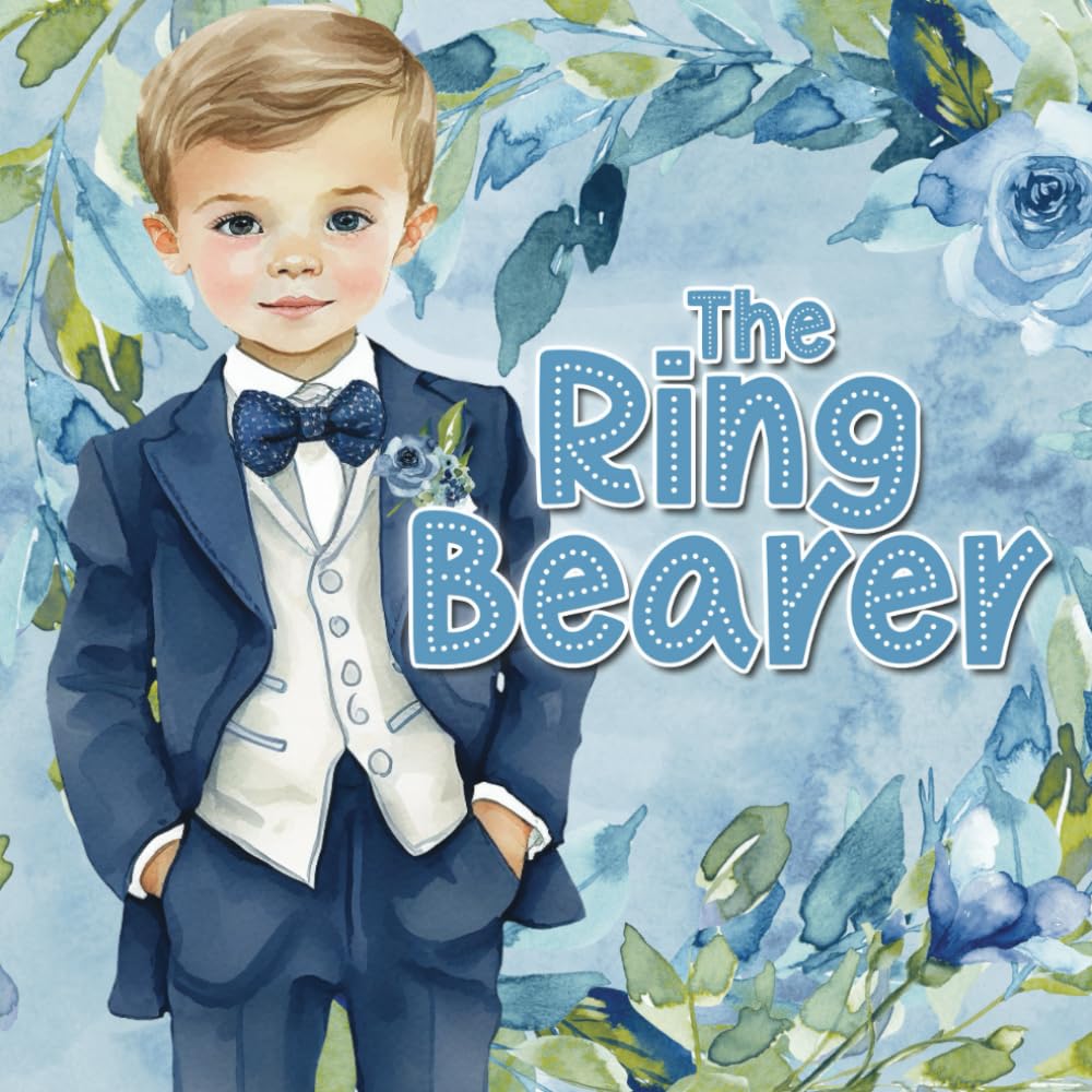 The Ring Bearer: Wedding Ring Bearer Book for Little Boys and Toddlers