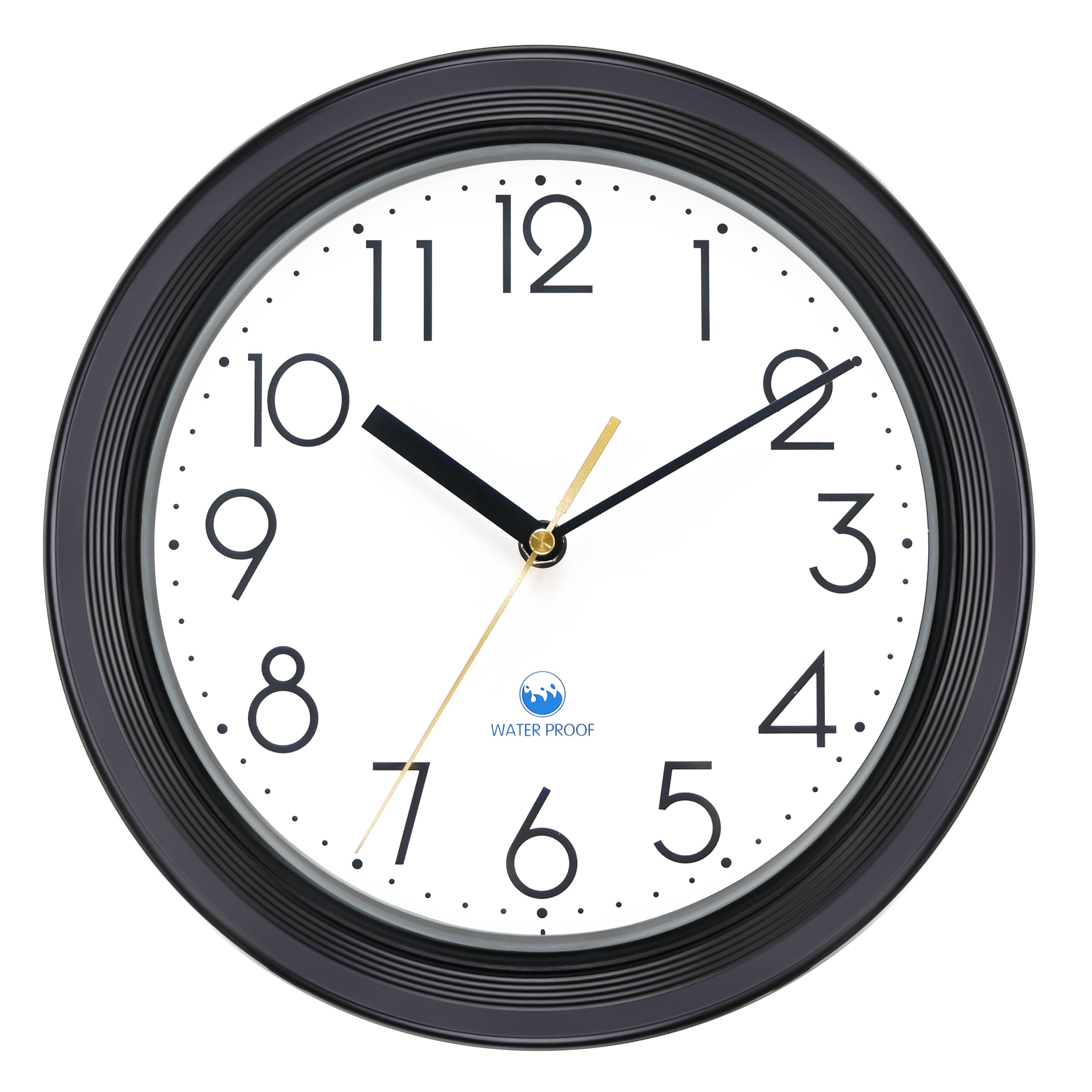 Caysie 11 Inch Sealed Indoor Outdoor Waterproof Wall Clock, Dustproof Silent Non