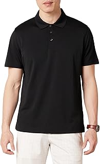 Amazon Essentials Men's Golf Polo Shirt, Short Sleeve, Slim Fit, Quick Dry