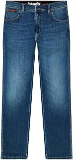 Wrangler Texas Stretch W121XU13M Herren Jeanshosen/Lang, Karotte (Tapered)