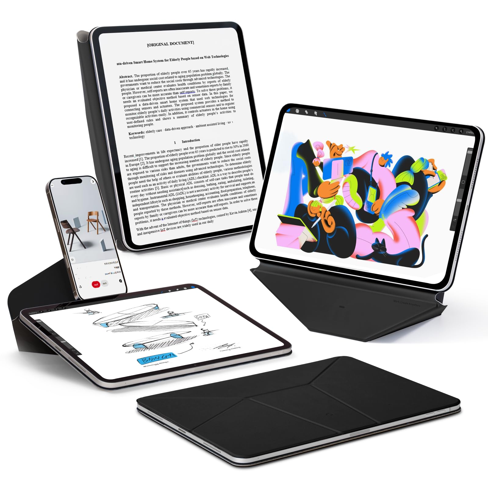 MOFT [Official Direct Store] Dynamic Folio iPad 11th Generation Case (A16, 2025)