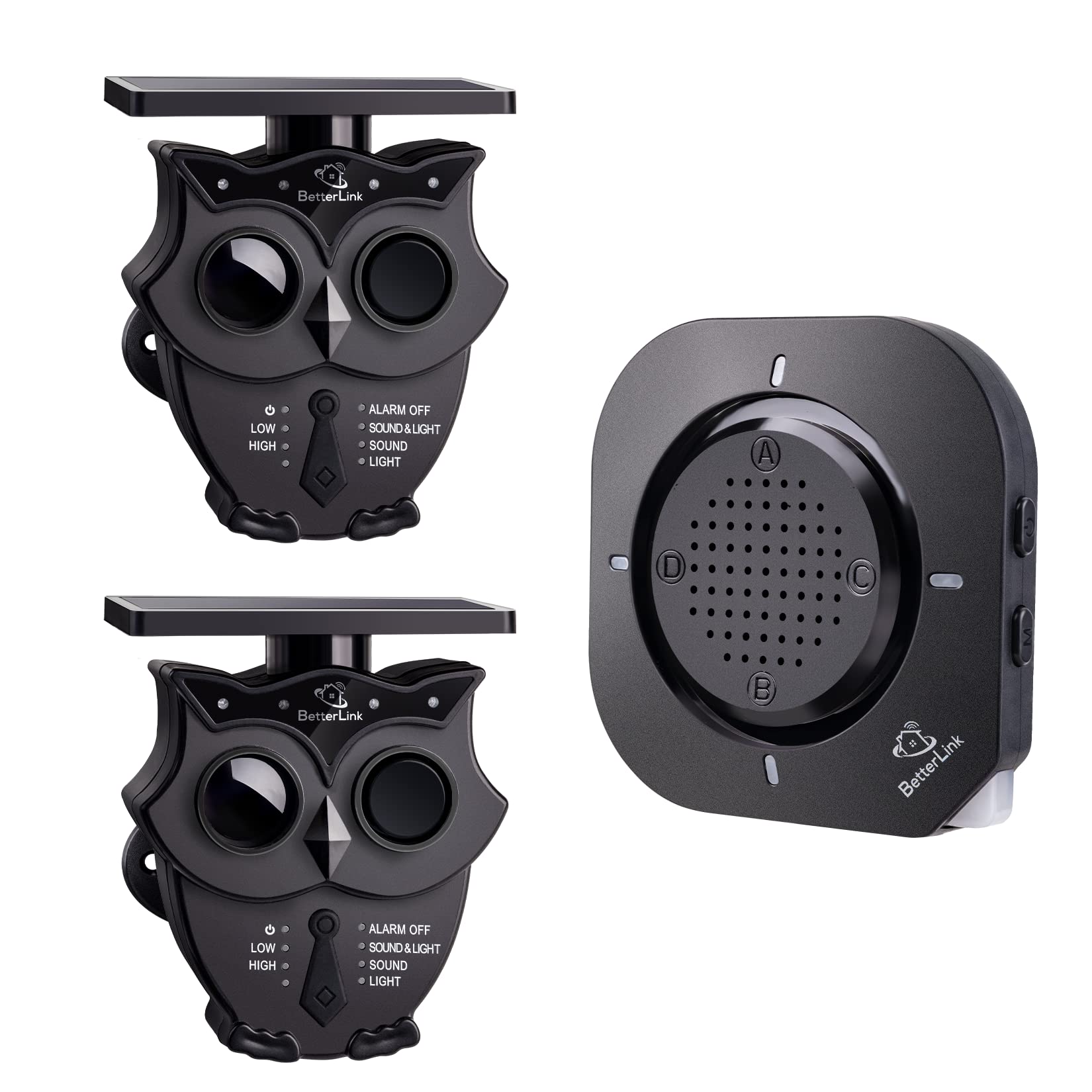 BetterLink 1/2 Mile Long Range Solar Wireless Driveway Alarm System 1R2S | IP65 