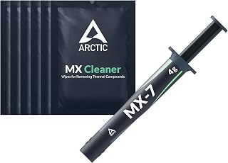 ARCTIC MX-7 (4 g, Incl. 6 MX Cleaner) - High Performance Thermal Paste | For CPU, consoles, processors, graphics cards, laptops, high conductivity, long life, non-conductive&capacitive