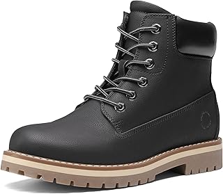 Bruno Marc Men's Classic Boots Warm Non-Slip Comfortable Fashion Mesh Lining Ankle Boots