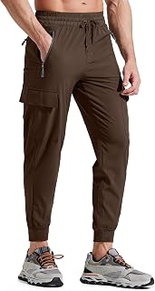 Libin Cargo Men's Hiking Pants, Black