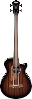 Ibanez AEGB24FE AEG Fretless Acoustic-electric Bass Guitar - Mahogany Sunburst