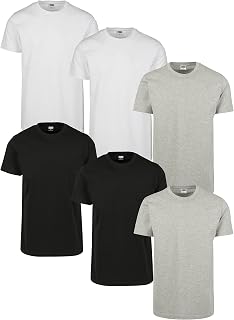 Urban Classics Men's T-Shirt (Pack of 6)