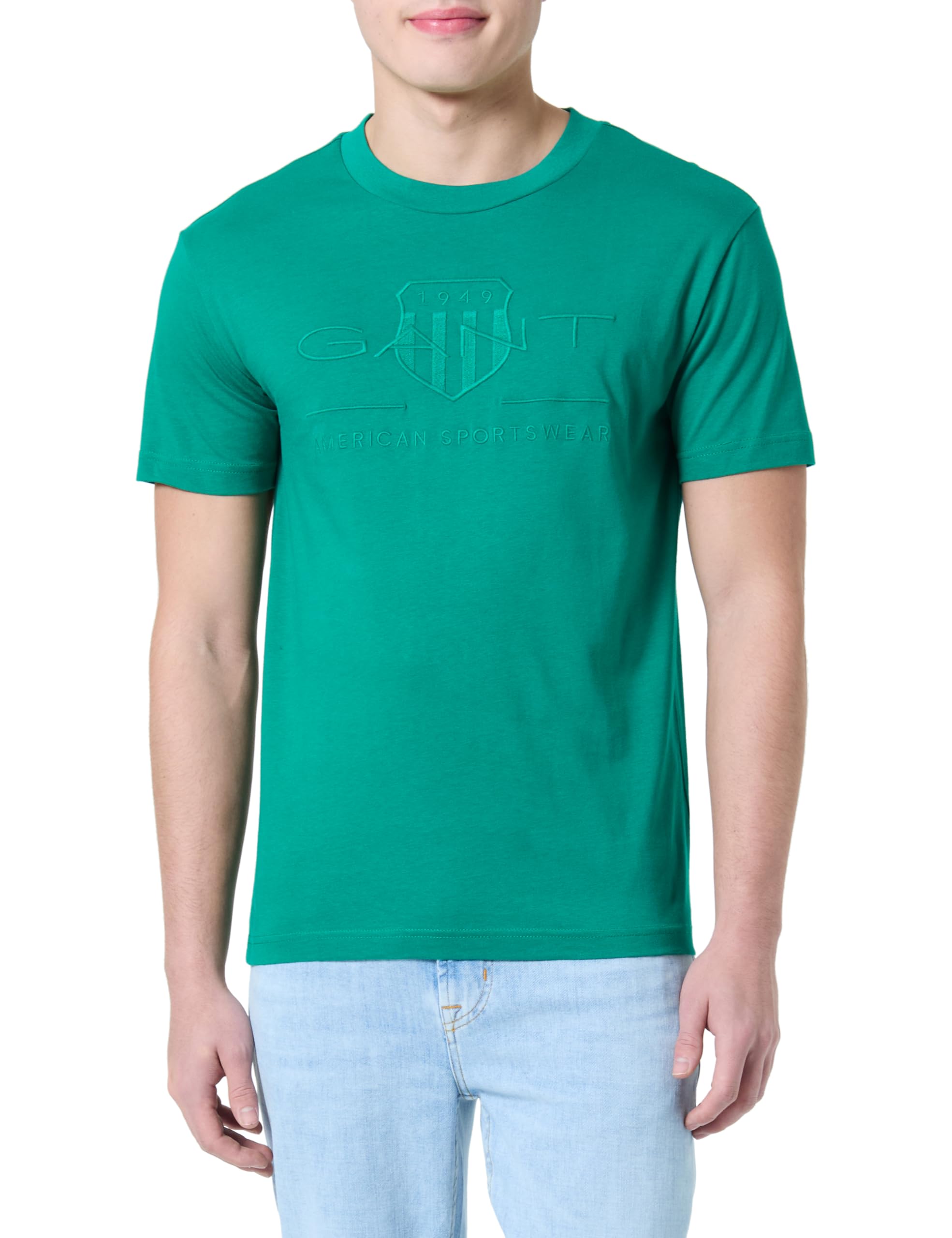 GANT Reg Tonal Shield SS Men's T-Shirt (Pack of 1)