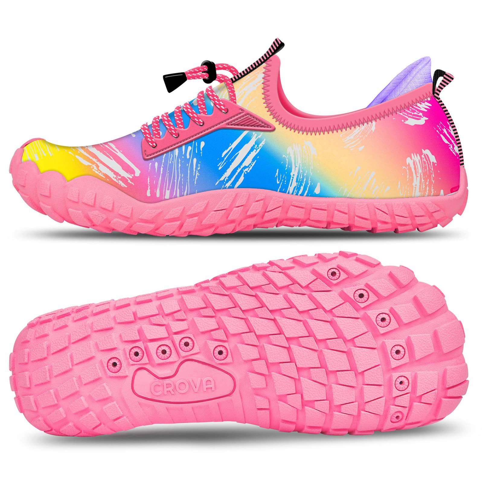 CROVA Kids Water Sports Shoes Ultra Light Totally Drainage Quick-Dry Aqua Socks 