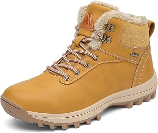 Mishansha Chaussure Hiver Chaude Homme Femme Bottes de Neige Bottines Fourrées 36-48