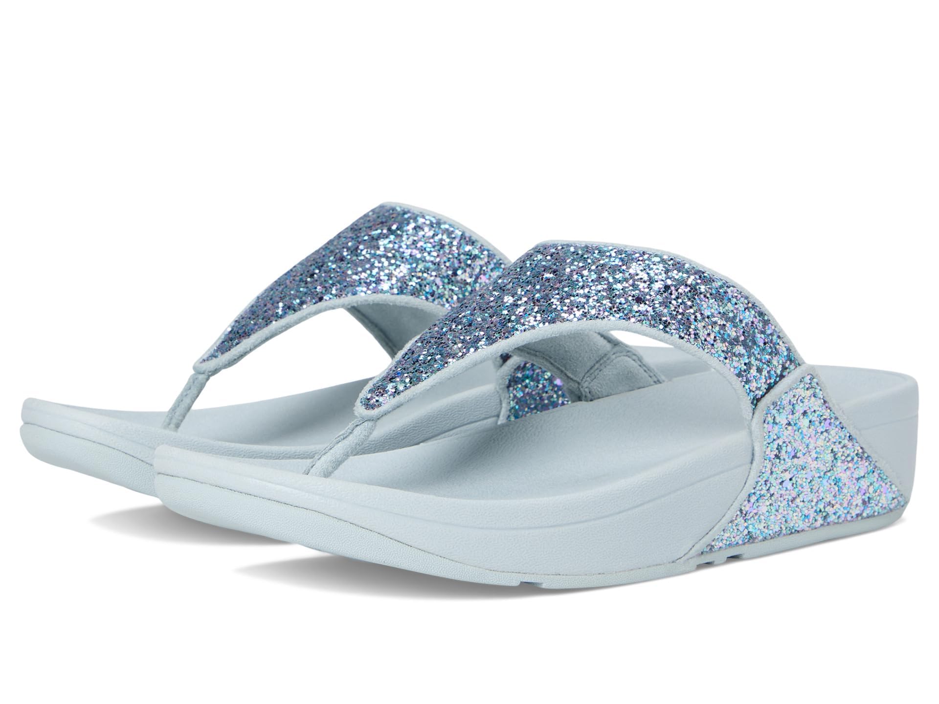 Fitflop Lulu Multi-tonal Glitter Toe-post Sandals Women's Sandals