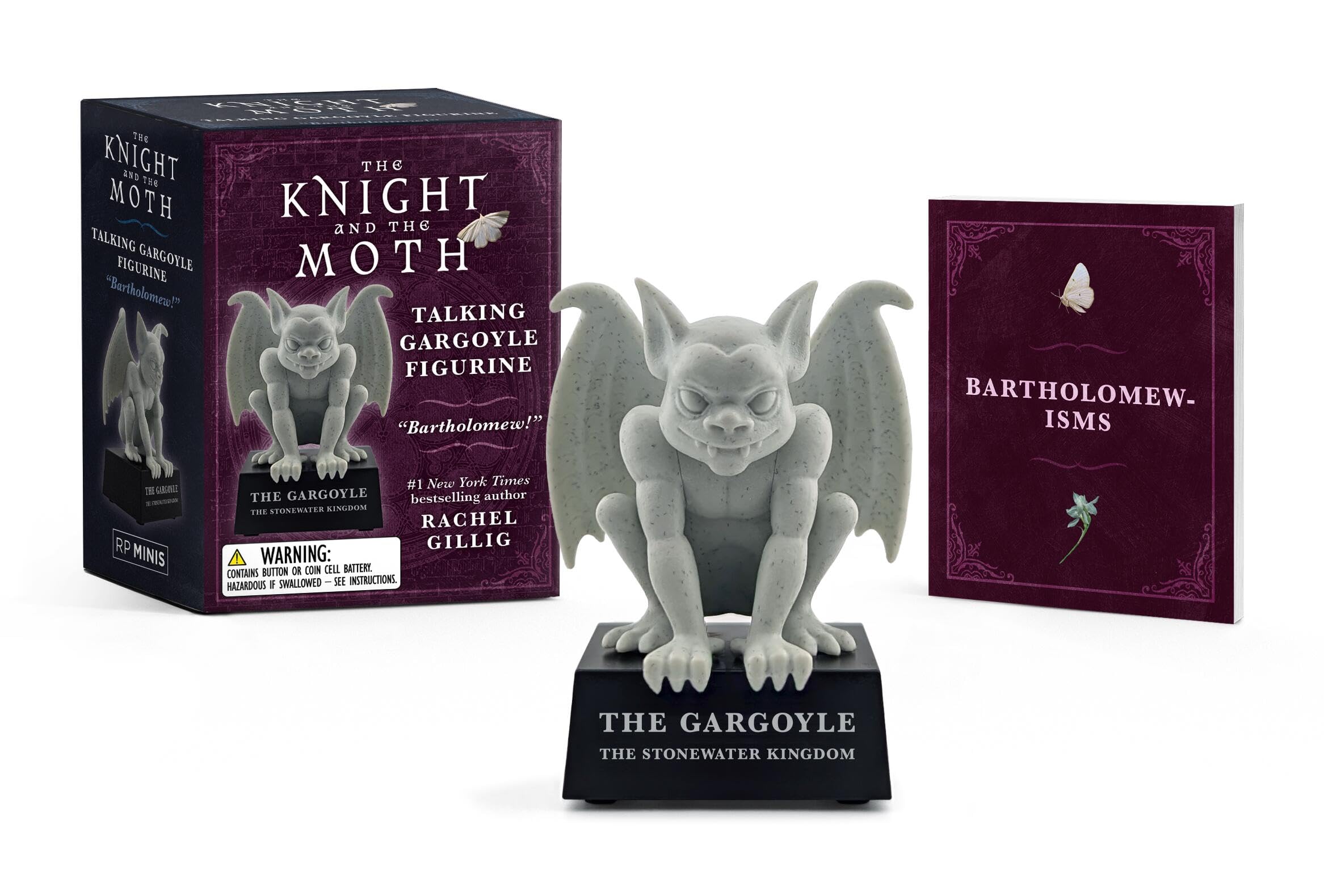 The Knight and the Moth Talking Gargoyle Figurine: "Bartholomew!" (From the Ston