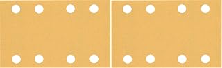 Bosch Professional 10 x Expert C470 Sanding Sheets with 8 Holes (for Hardwood, Wood Painting, 80 x 133 mm, Grit 120, Orbital Sander Accessories) (Pack of 2)