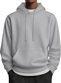 COOFANDY Mens Hoodies Pullover Long Sleeve Casual Fashion Sweatshirts Drawstring Gym Hooded Shirt with Kanga Pocket