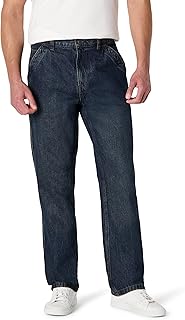 Amazon Essentials Men's Loose Fit Rigid Carpenter Jeans