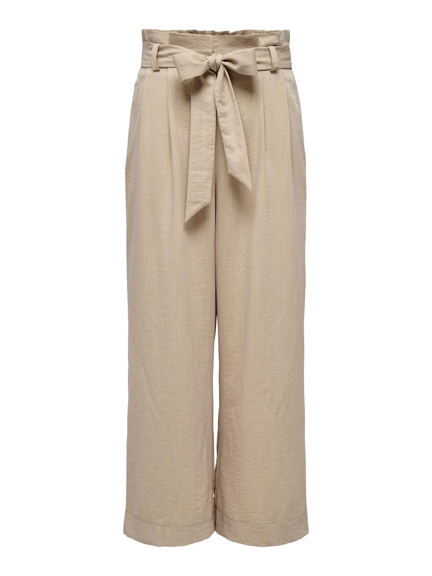ONLY Women's Onlmarsa Solid Paperbag Pant WVN Noos Fabric Trousers