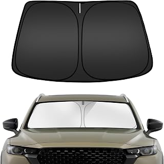 ARISMOTOR Windshield Sun Shade for Mazda CX-50 2023-2026 2027 | Custom Fit, Foldable, Front Window Sunshade Sun Visor Protector, Block UV Rays, Keep Car Cooler