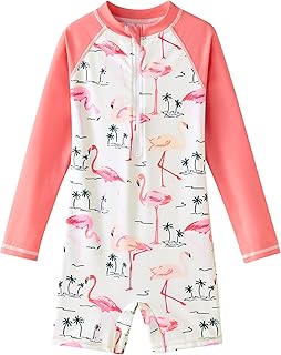 UMELOK Long Sleeve UV Protection One Piece Swimsuit
