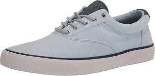 Sperry メンズ フットウェア メンズ ストライパー II シーサイクル スニーカー、LT ブルー ツイル、15, ライトブルー, 15