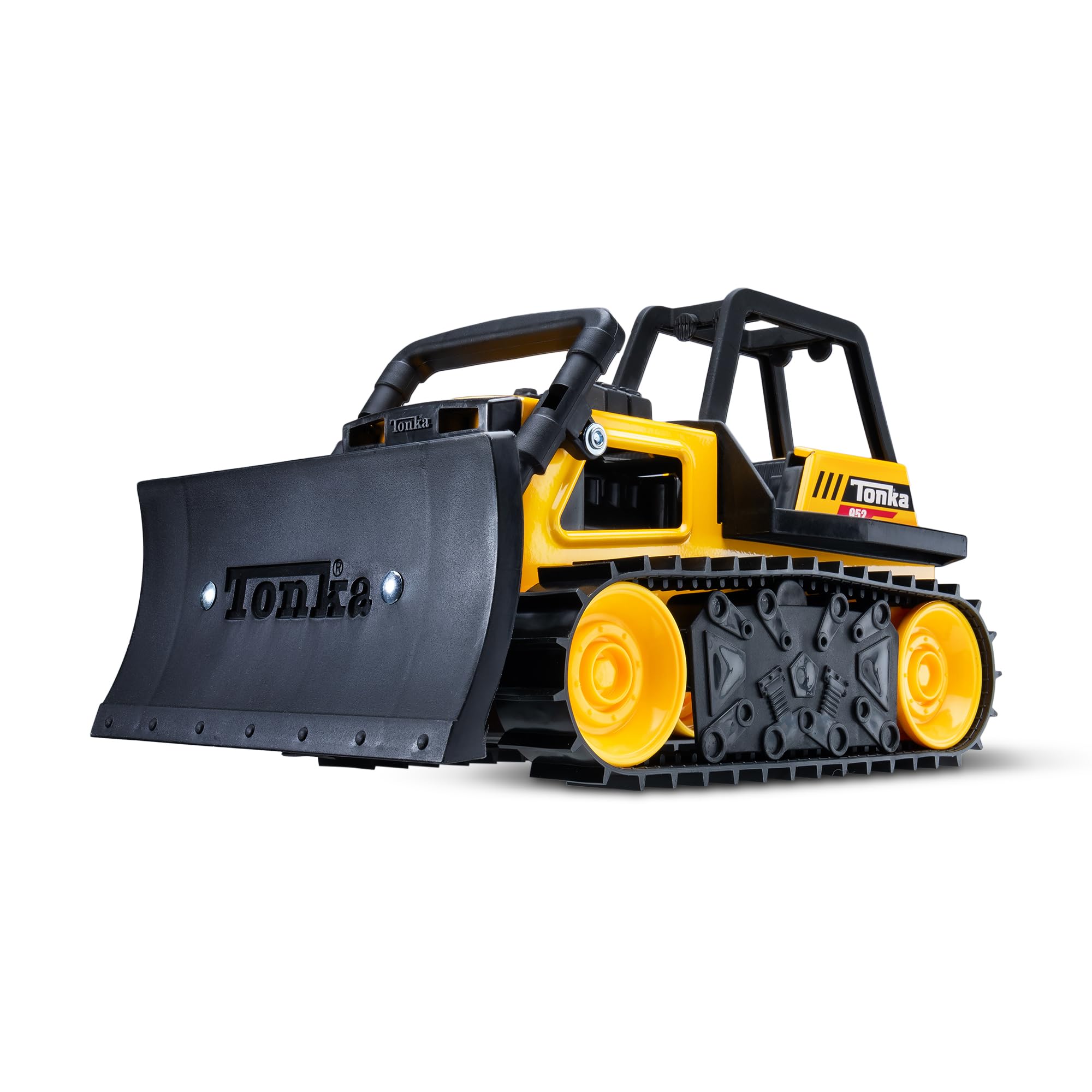 Tonka Steel Classics Bulldozer - Made with Steel & Sturdy Plastic, Yellow Toy Co