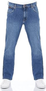 Wrangler Texas Stretch Night Break Jeans for Men, Blue (Blue Whirl), 34W / 34L