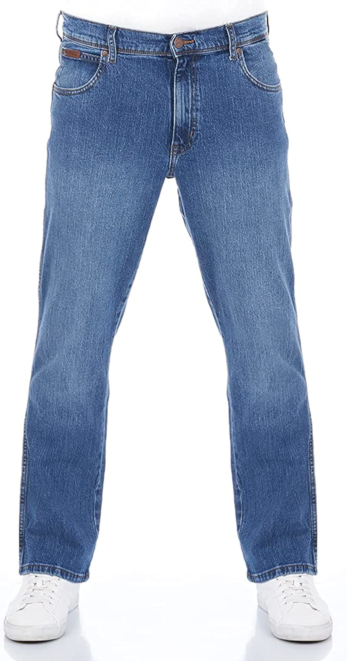 Wrangler Texas Stretch Night Break Jeans for Men, Blue (Blue Whirl), 34W / 34L