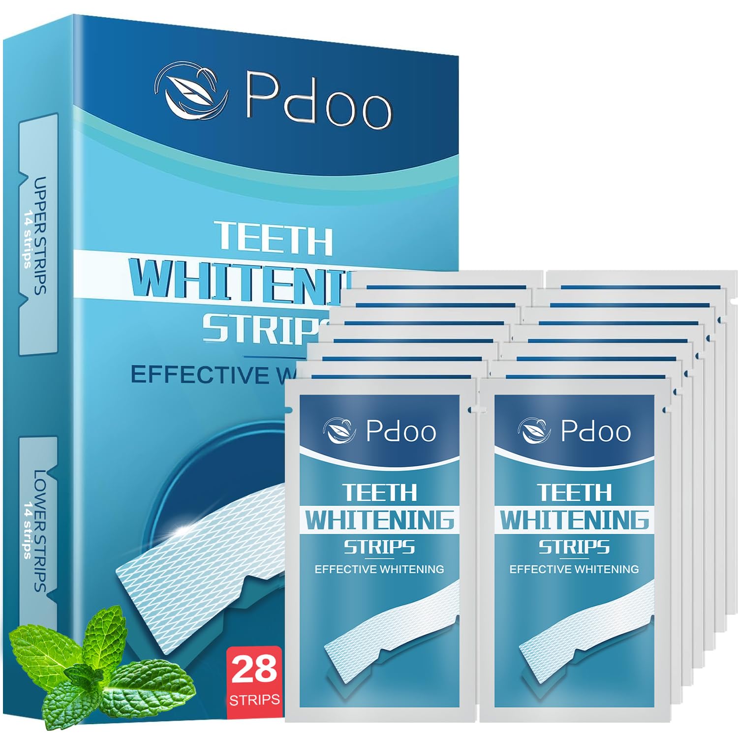 Whitening Strips 14 Treatments for Stain Remover | Effective Tooth Whitening in 
