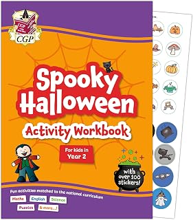 New CGP Halloween Activity Workbook - for kids in Year 2 (ages 6-7) (CGP Holiday Workbooks)