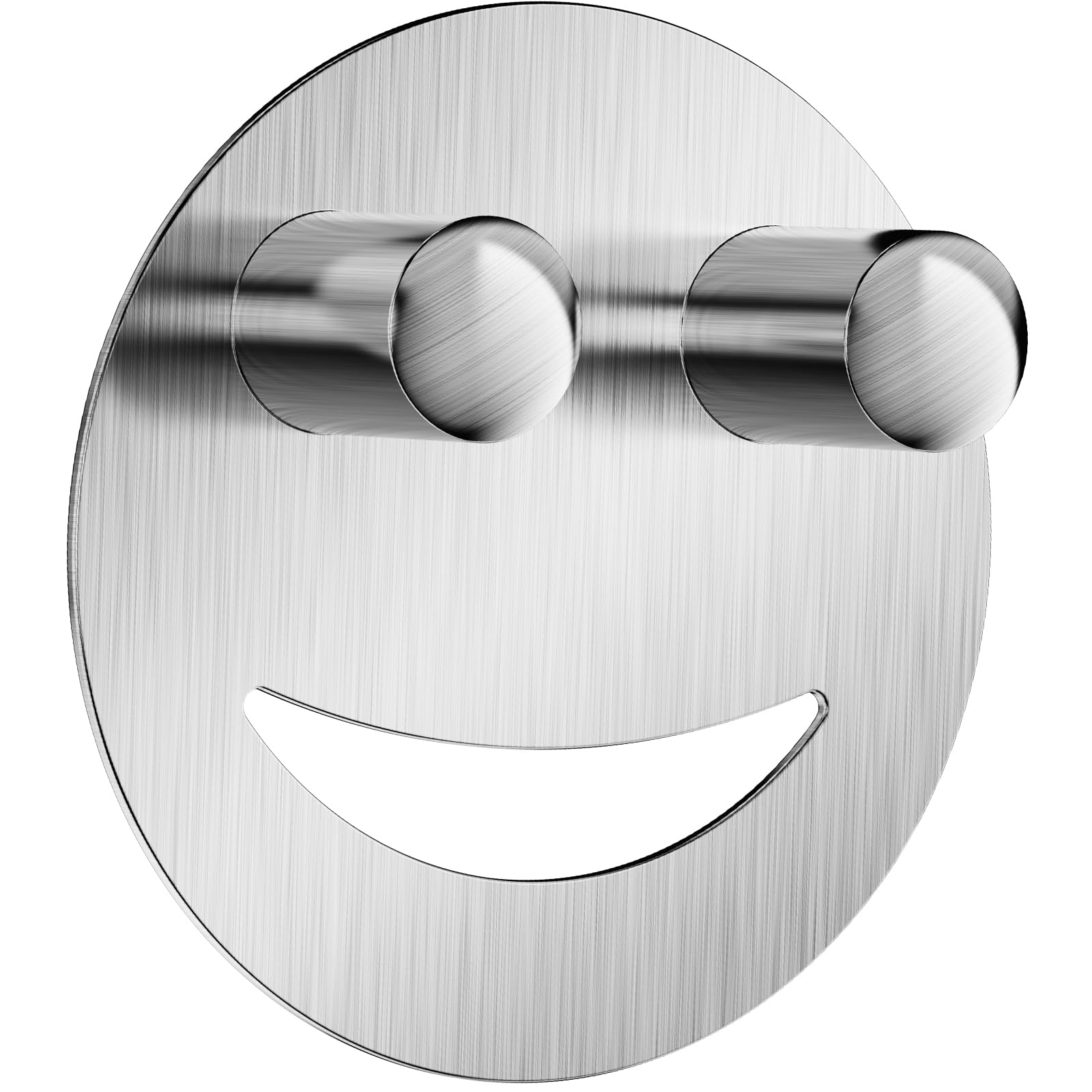 Yoshiky Stainless Steel Smiley Face Dish Sponge Holder, Silver Sink Caddy Organi