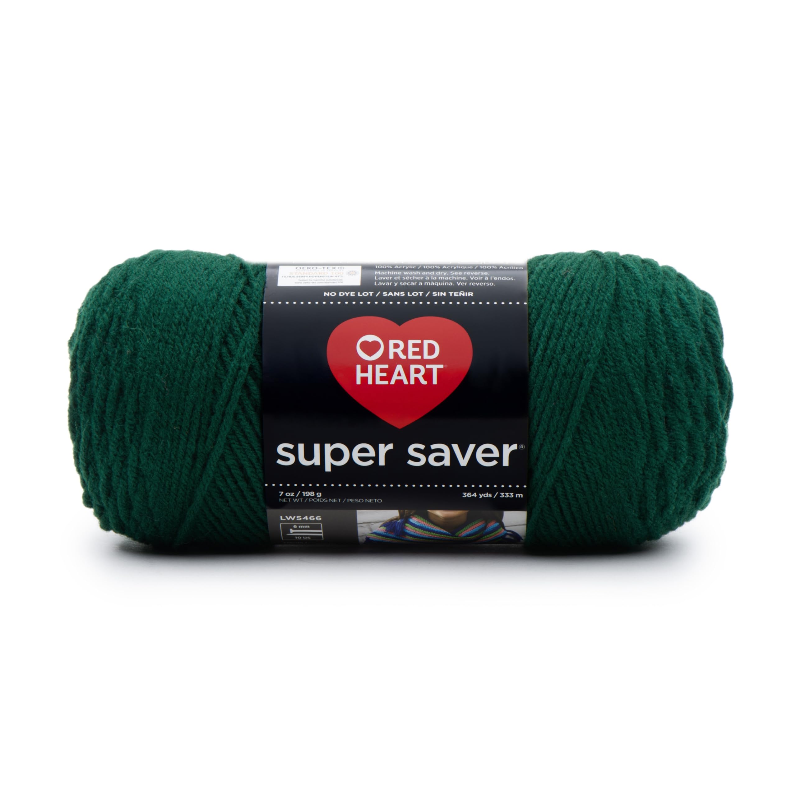 RED Heart Super Saver Yarn, Hunter Green