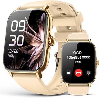 Smart Watch for Women Men Answer/Make Calls IP68 Waterproof Fitness Tracker with Sleep Monitor, Activity Counter, Sport Mode 110+ Smart Watch for Android iPhone