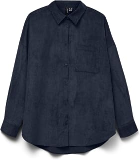 VERO MODA Vmsanne Courderoy LS Women's T-Shirt Wvn Ga Noos