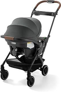 Graco Gomax Travel System (Stroller &amp; Car Seat), Ace | Ultra-Lightweight Stroller Frame (Less Than 9lbs.), Compact One-Hand Standing Fold, Overhead Bin-Friendly, Travel-Ready