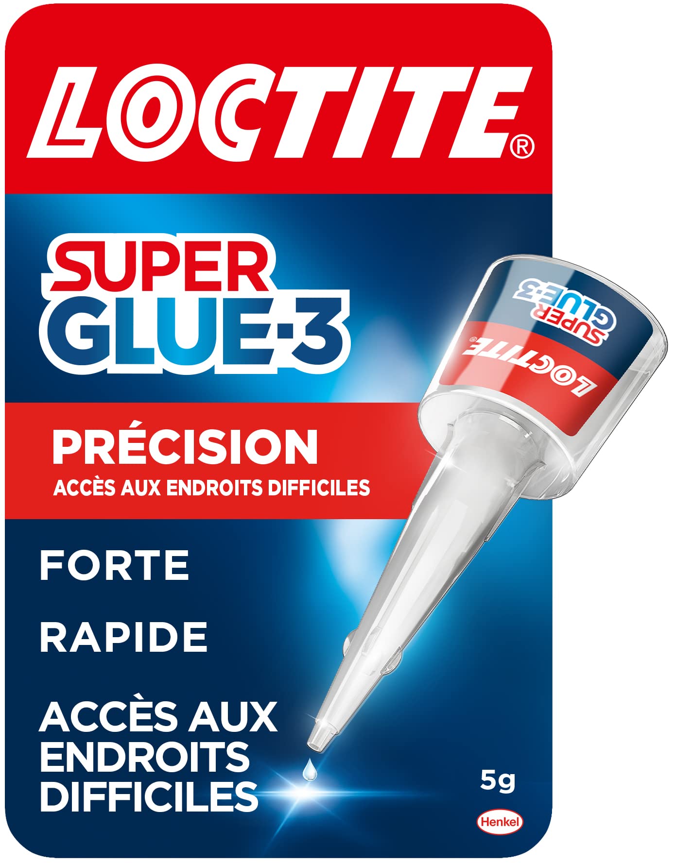 Loctite - Super Glue-3 Precision (5g bottle) - Strong adhesive for precise repai