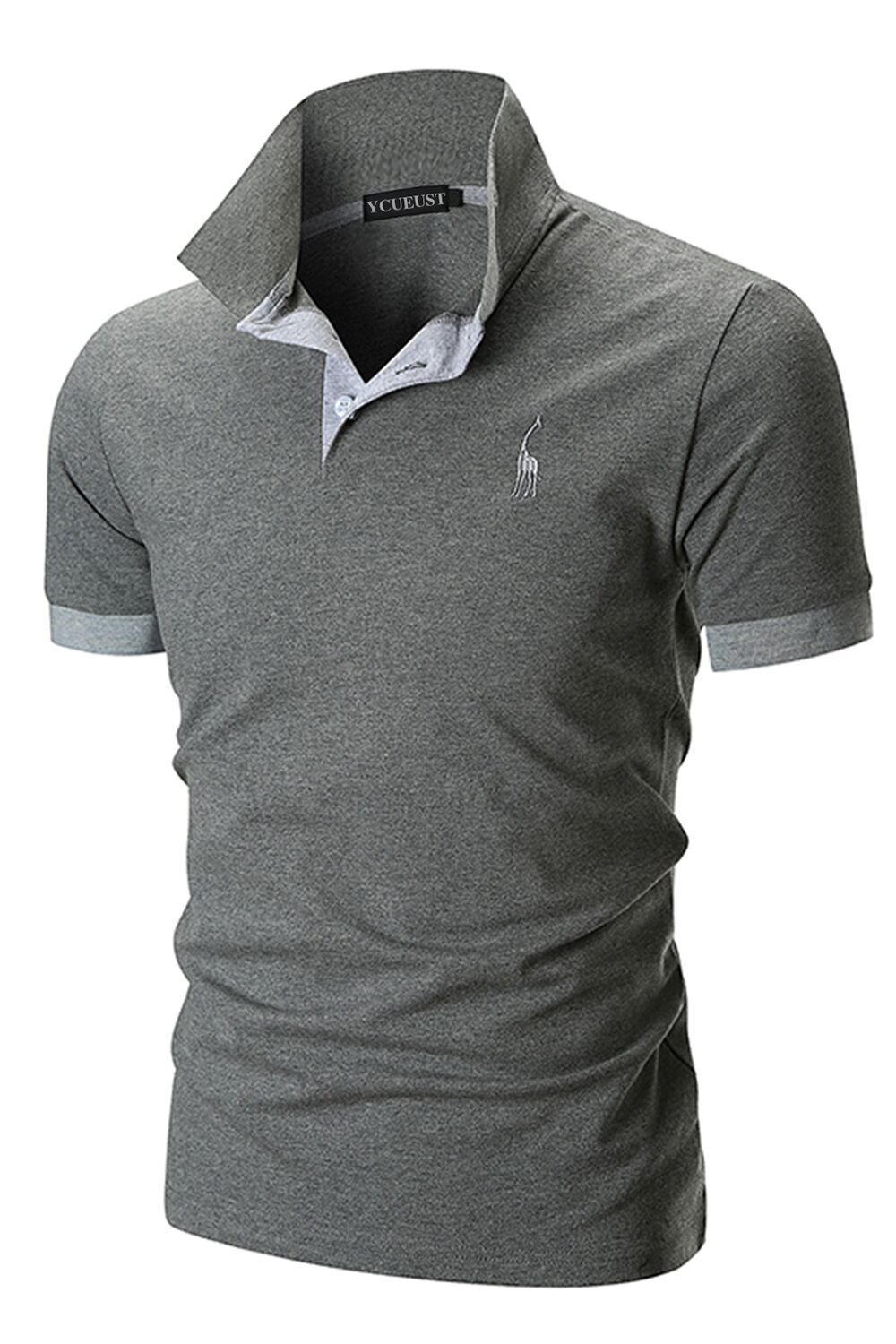 Men's Cotton Short Sleeve Polo Shirt